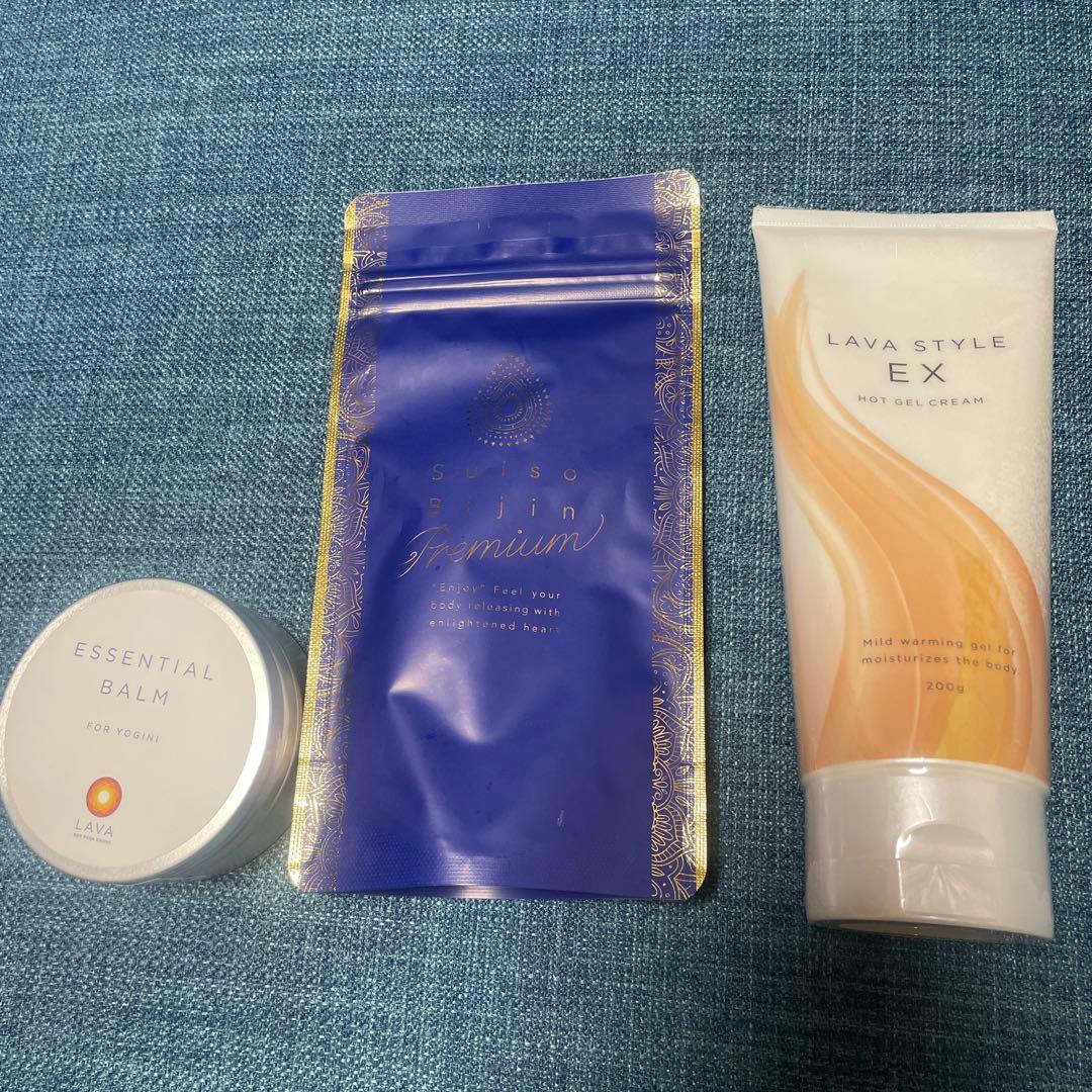 ラバ　水素水プレミアム➕未使用バーム➕未使用ボディジェルクリーム　セット