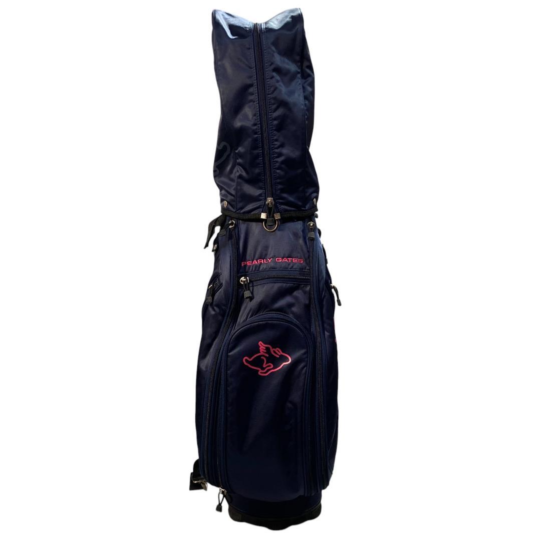 PEARLY GATES パーリーゲイツ キャディバッグ 9型 ネイビー ゴルフ