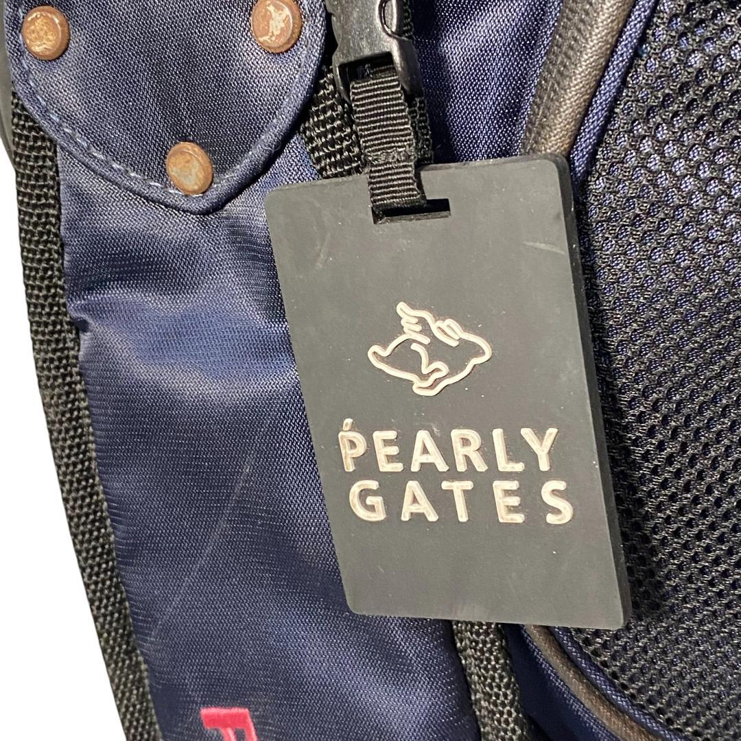 PEARLY GATES パーリーゲイツ キャディバッグ 9型 ネイビー ゴルフ