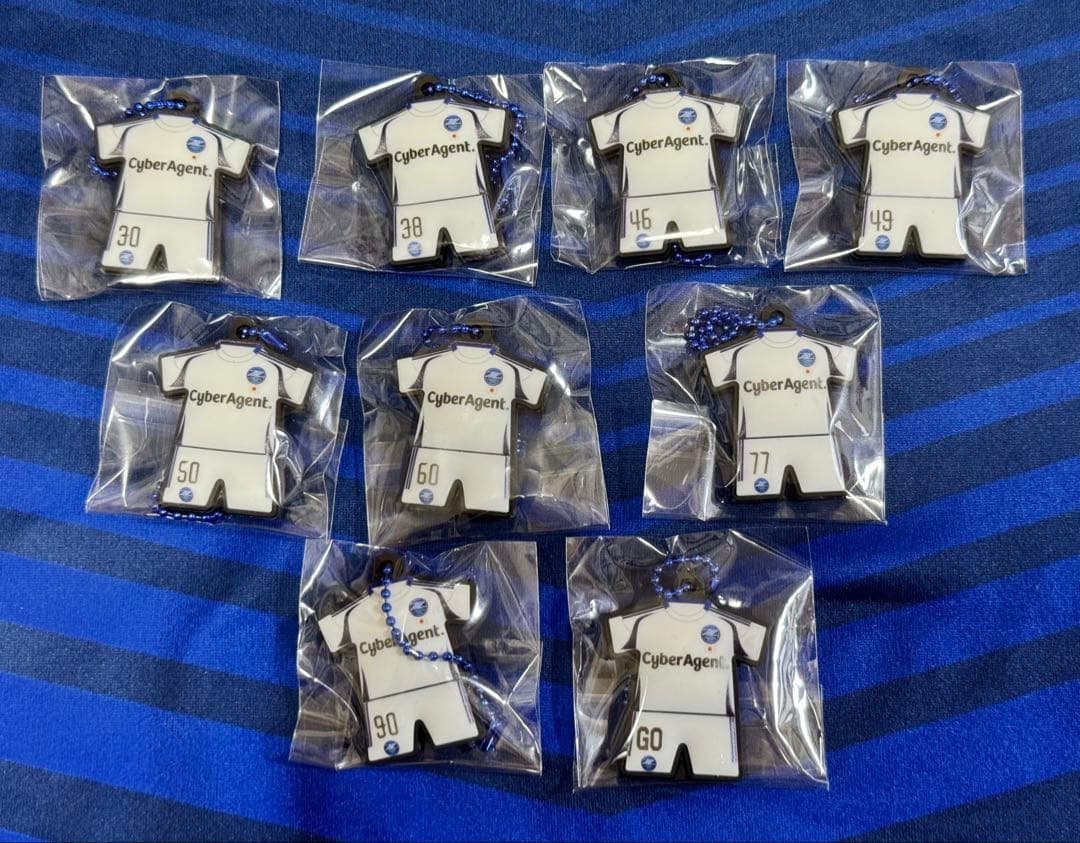 個別可　FC町田ゼルビア ACLE限定ユニフォーム型キーホルダー 24個セット