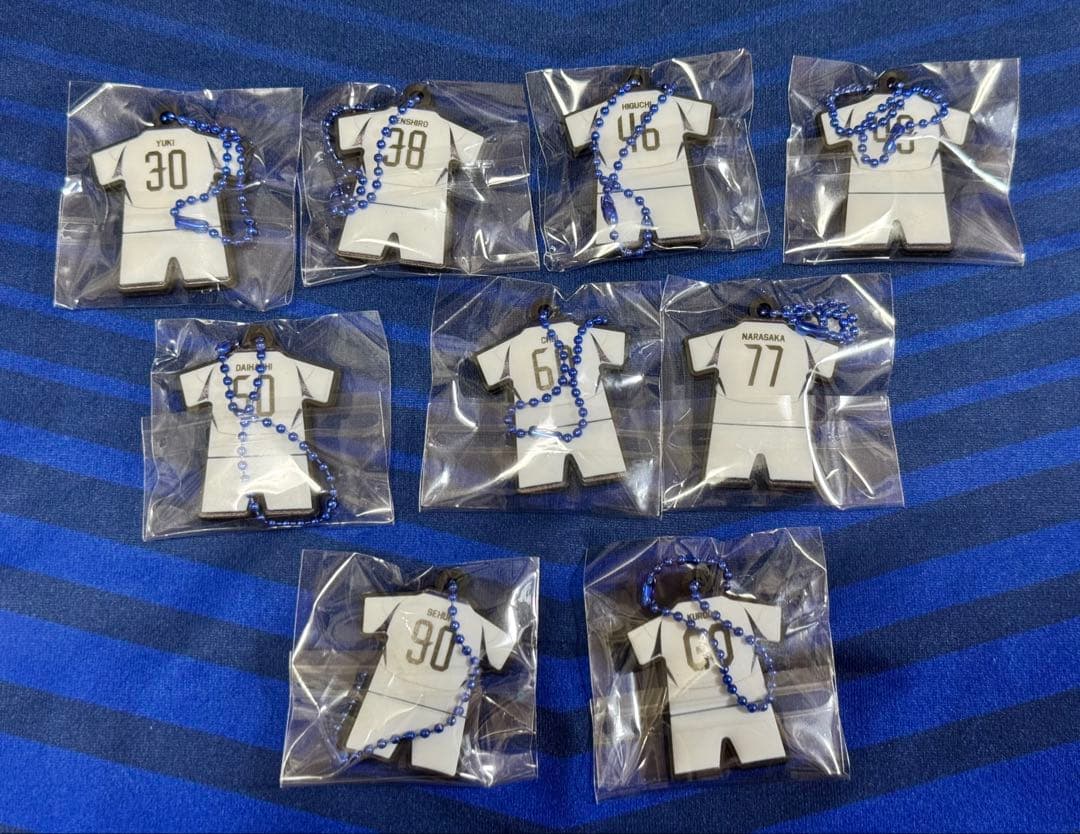 個別可　FC町田ゼルビア ACLE限定ユニフォーム型キーホルダー 24個セット