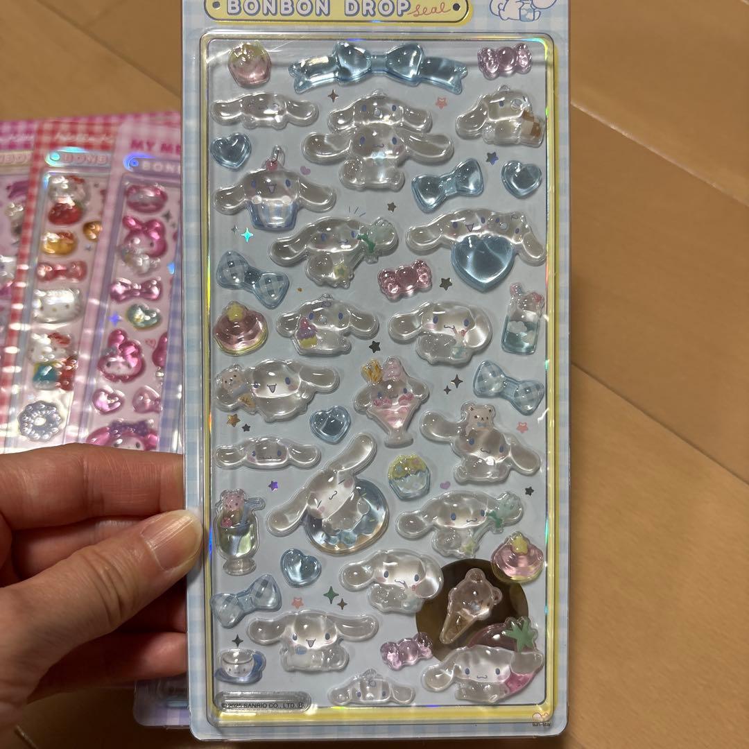 新品　ボンボンドロップシール　サンリオ　はぴだんぶい　コンプリート　8種