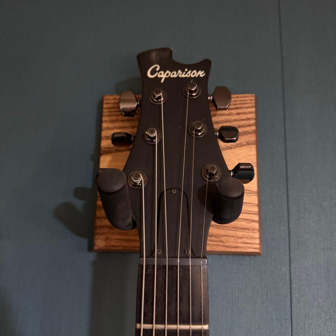 【生産完了】キャパリソン　Angelus エレキギター　ブラック24フレット