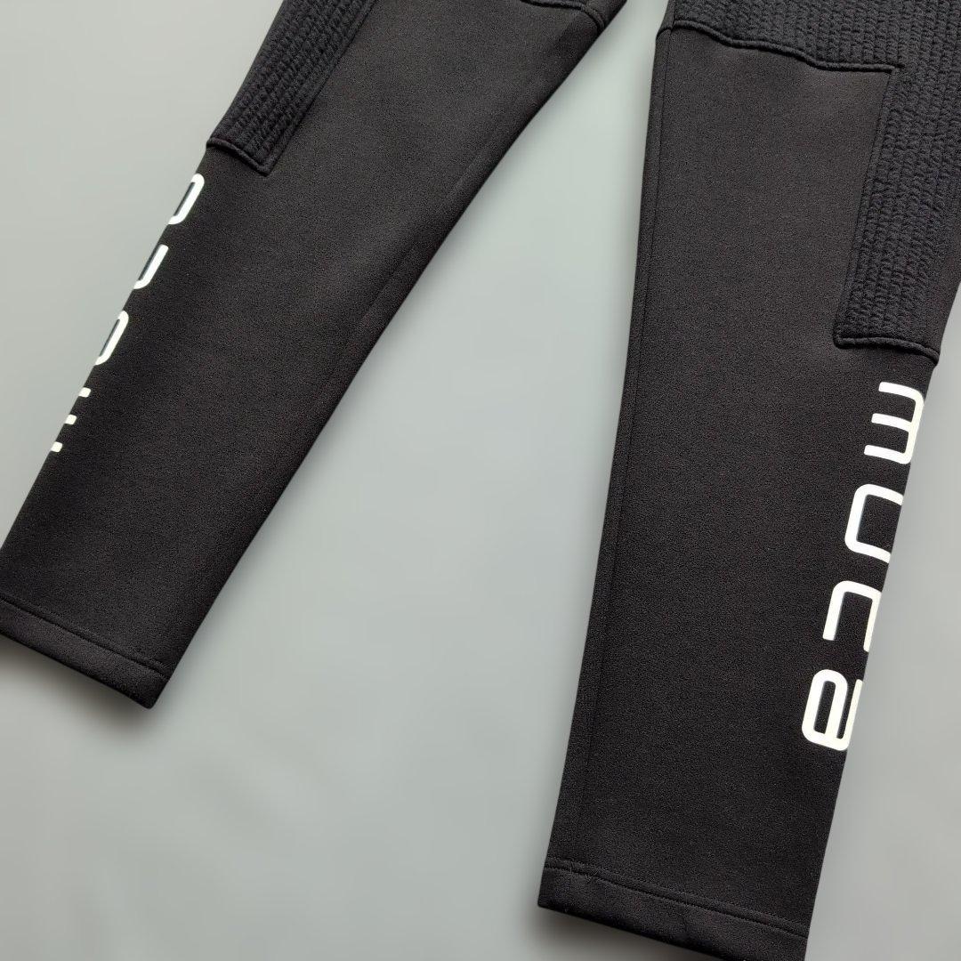 【未使用に近い】ムータマリンゴルフ　ストレッチ　切替しパンツ　M 黒