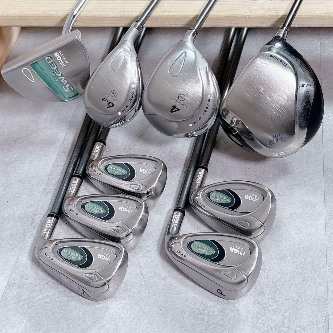 V809 PRGR Sweep レディース ゴルフ クラブ フルセット 入門