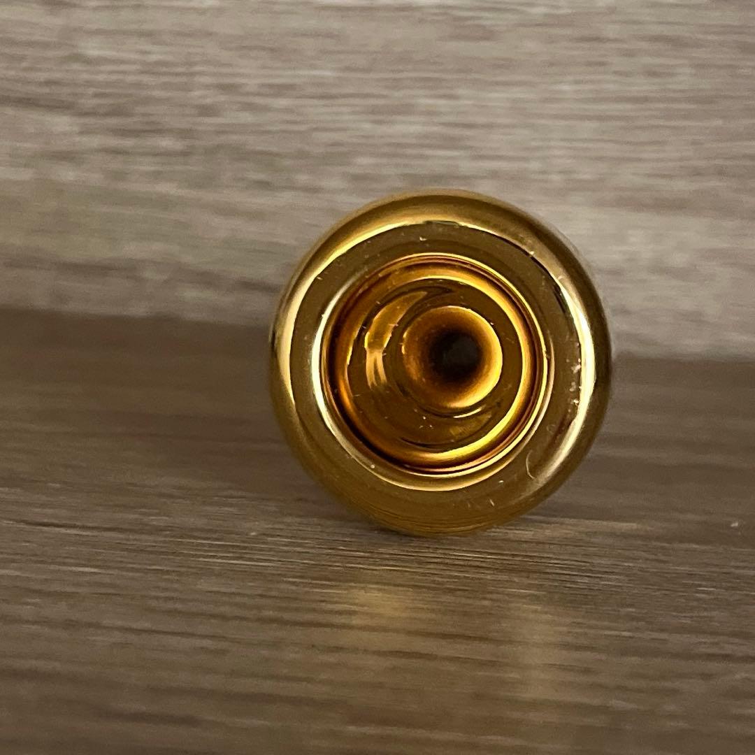 トランペットマウスピース Bach 1-1/2C 金メッキ