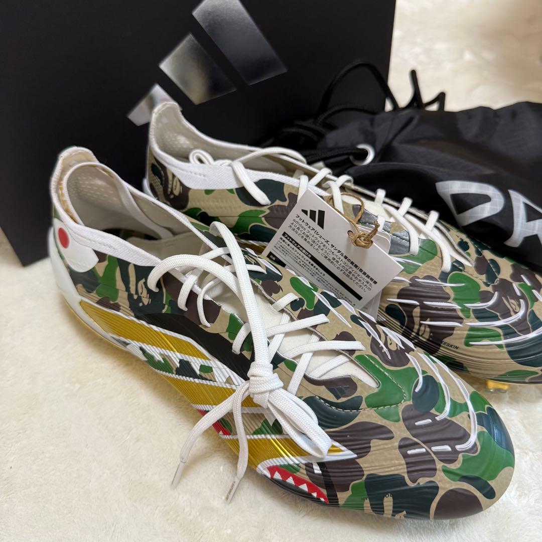 BAPE×アディダスPREDATOR 26.5cmサッカースパイク