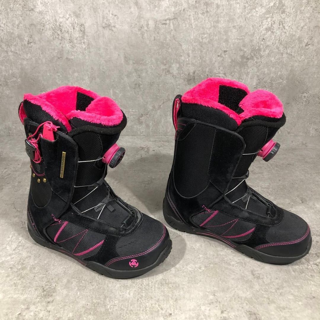 美品 K2 MINK BOA LUX スノーボードブーツ 23cm スノボブーツ