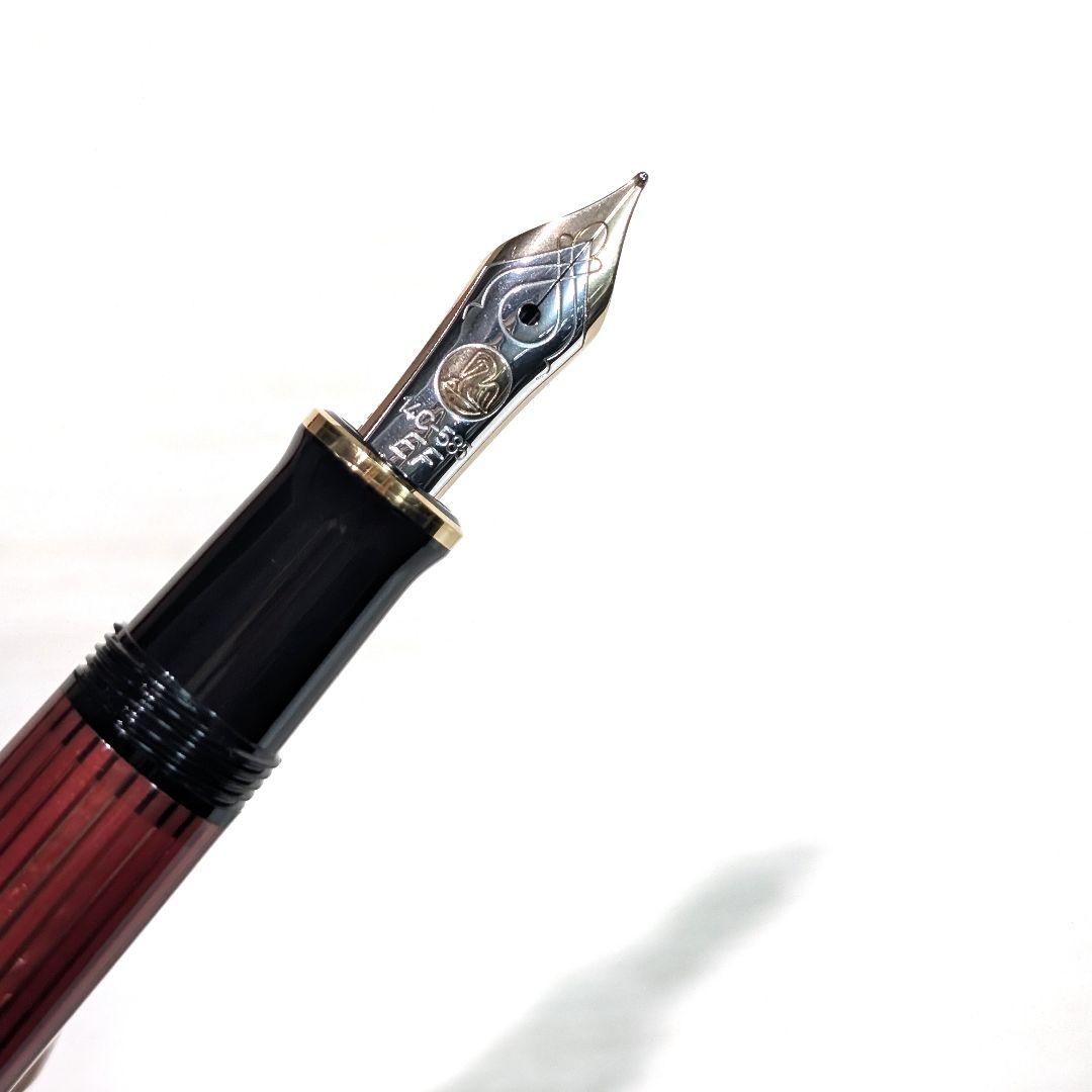 Pelikan（ペリカン）万年筆 スーベレーン M400 緑縞EFニブ