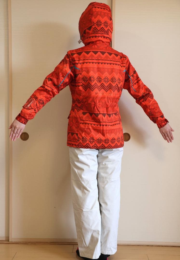 ■美品◆デサント スキーウエア レディース上下セット◆HEAT NAVI