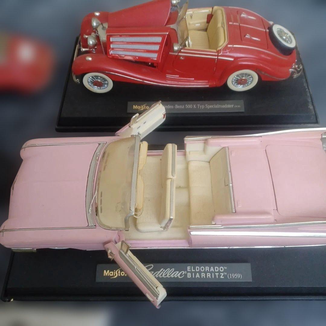 マイスト　Maisto 　ミニカー　車　ジャンク　4台　バイク1台　年代物　②