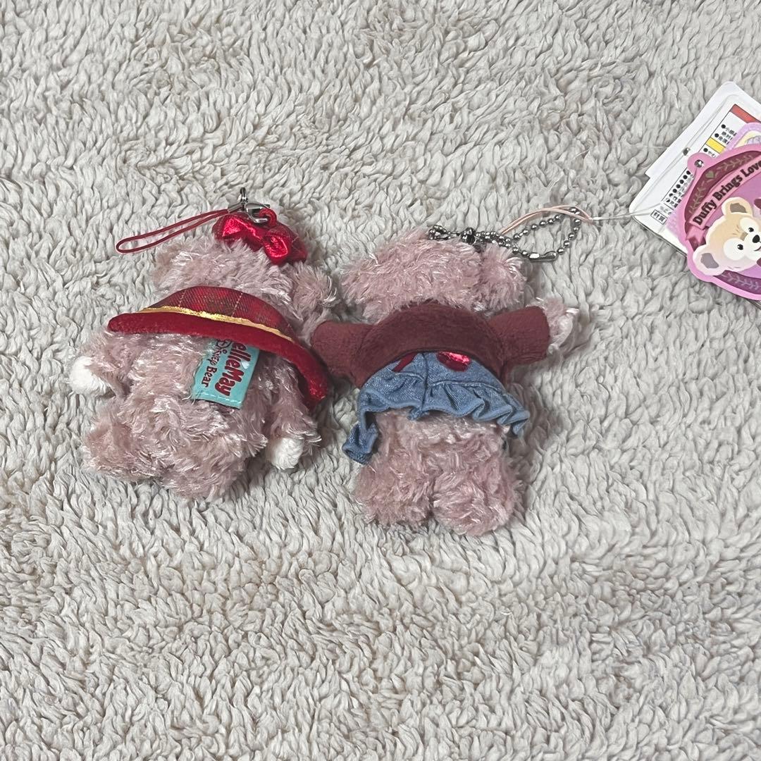 ダッフィー＆シェリーメイ　ぬいぐるみストラップ　バッジ　11体セット