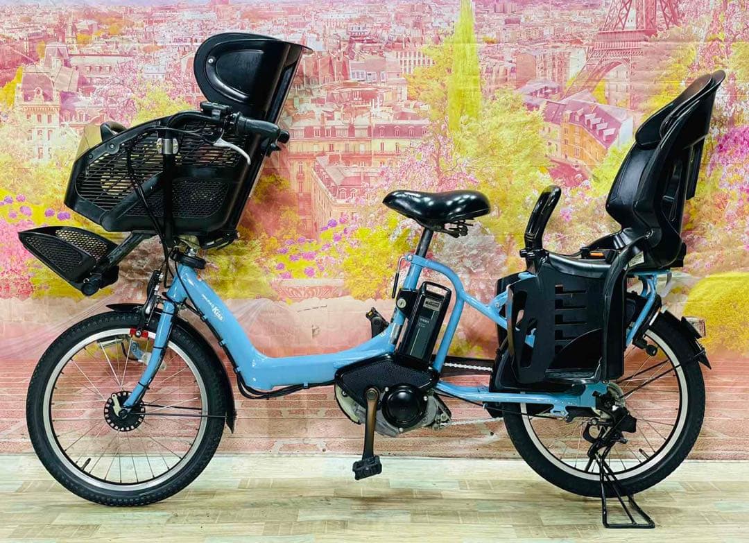K3136 [大容量 12.3Ah]電動自転車ヤマハパスキス 子供乗せ20インチ