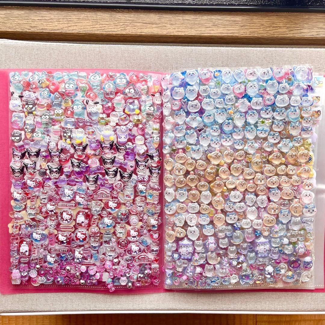 シール帳 超デカ A4ファイル 大量 ボンボンドロップシール ボンドロ 完成品