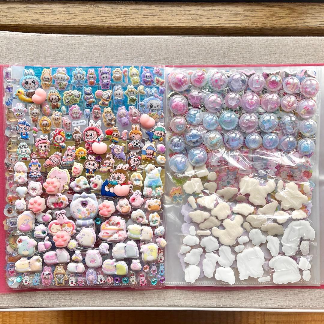 シール帳 超デカ A4ファイル 大量 ボンボンドロップシール ボンドロ 完成品