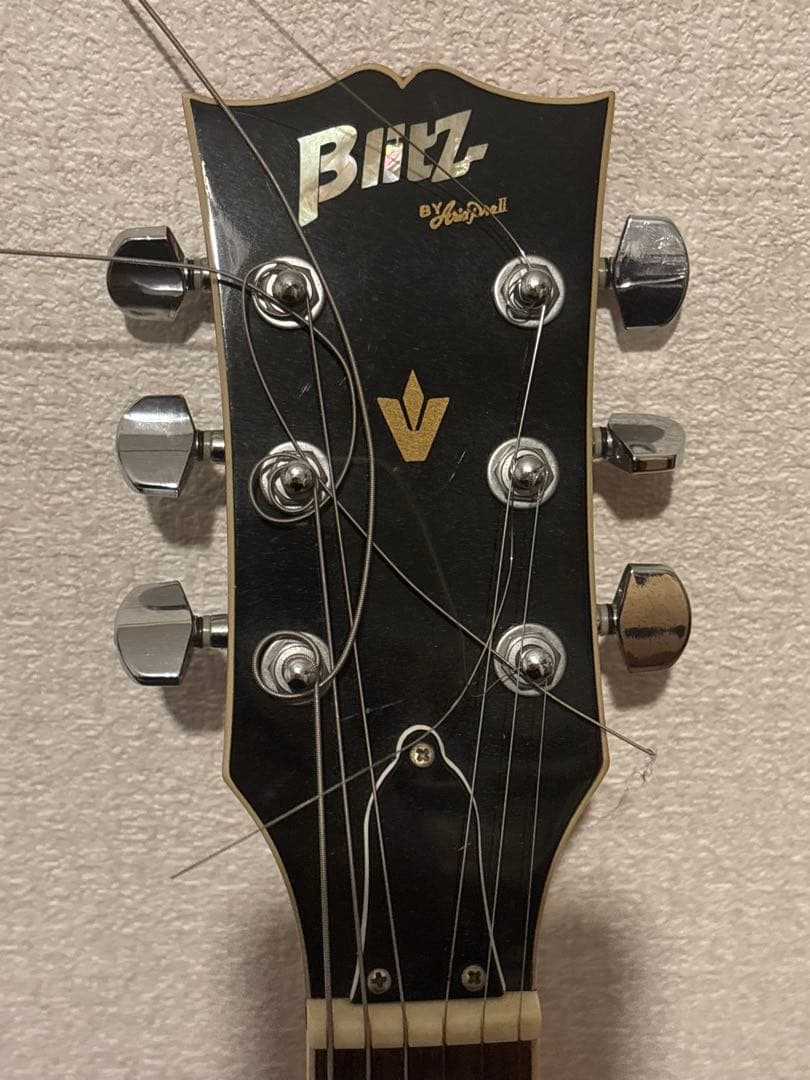 Blitz セミアコースティック ギター レッド