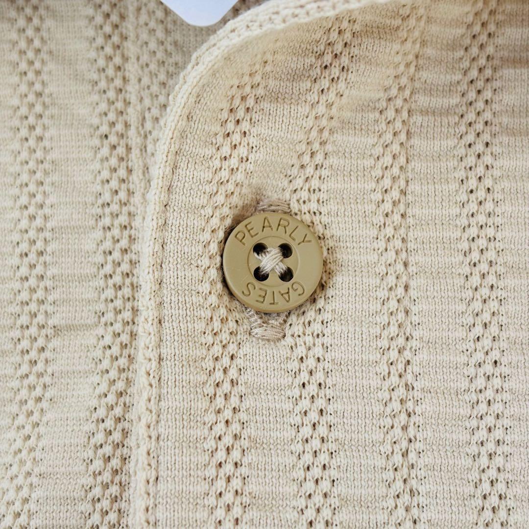 【新品タグ付き】パーリーゲイツ 半袖ポロシャツ シアサッカー 5 イエロー