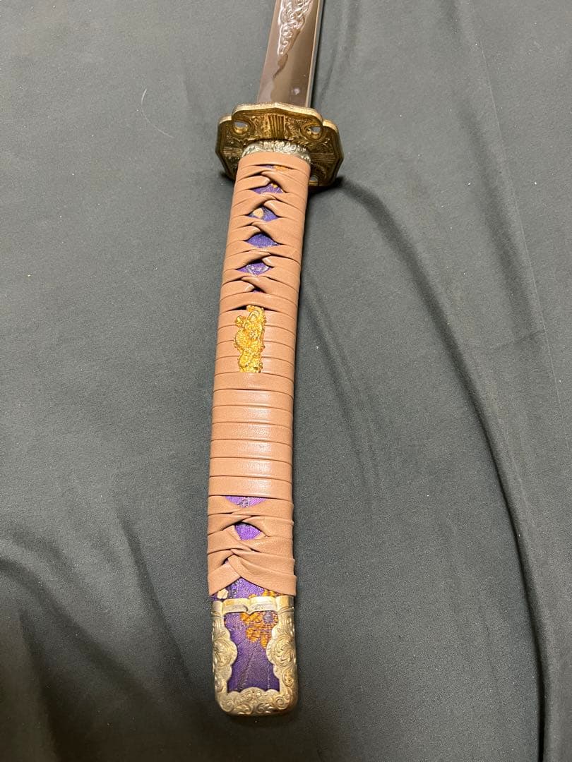 美品！模造刀 太刀 皮巻き