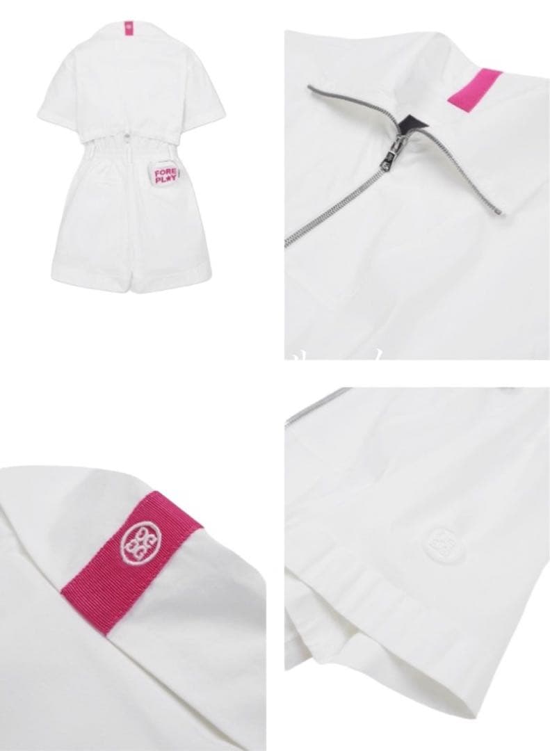 新入荷日本未入荷モデルG/FORE ジーフォアオールインワンsizeMホワイト