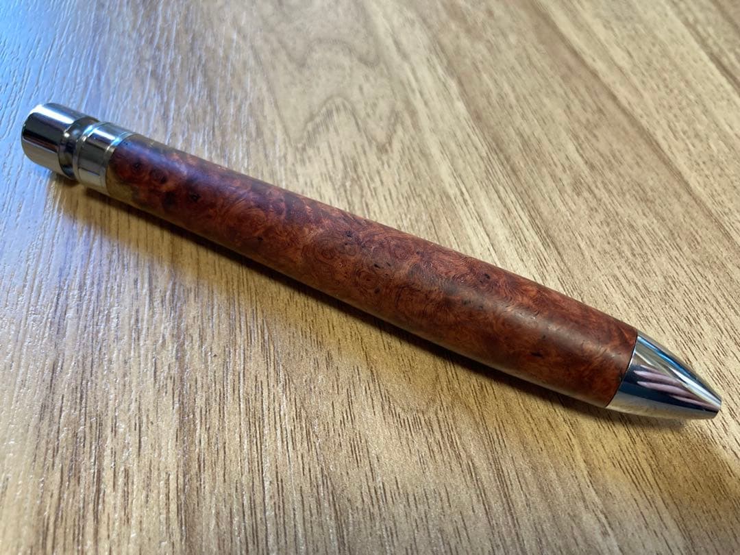 ※再値下げ 工房楔 多機能ペン グラッソ 花梨紅白こぶ杢
