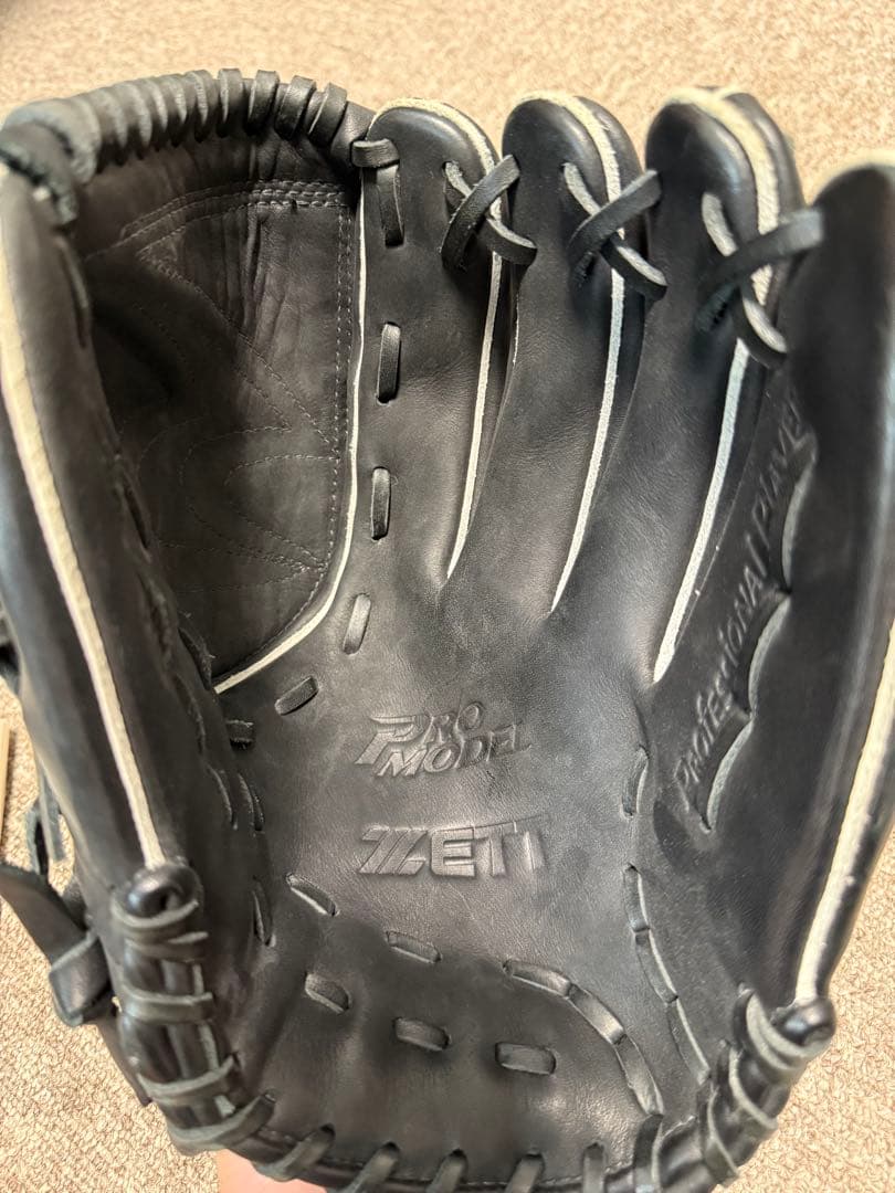 ZETT 軟式グローブ プロモデル 黒 限定藤浪晋太郎モデル