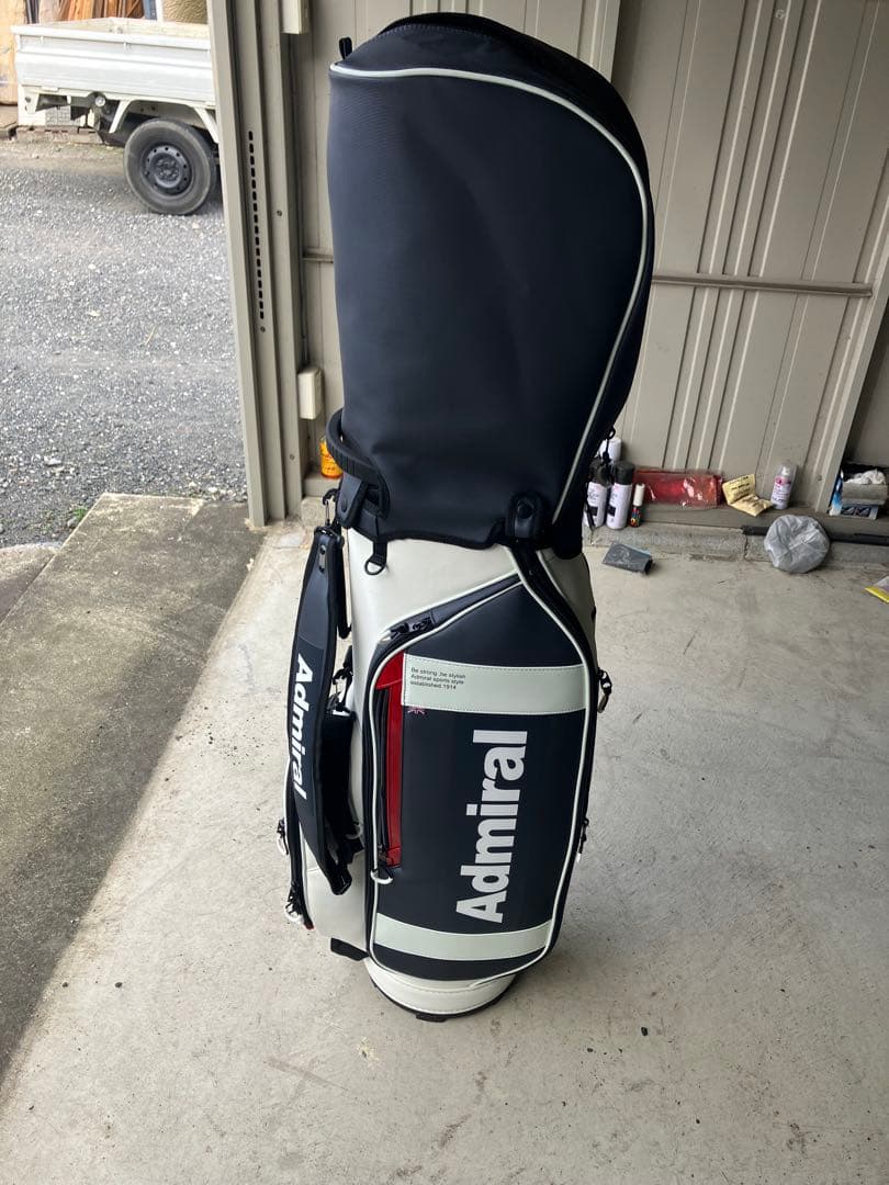Admiral ゴルフキャディバッグ トリコロールカラーほぼ新品
