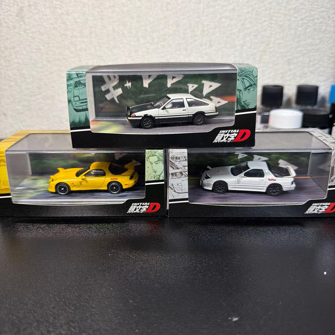 ホビージャパン　1/64 頭文字D ミニカー 3台セット