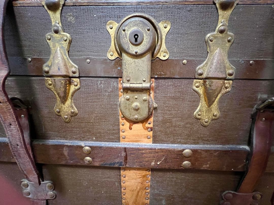 アンティーク木箱EAGLE LOCKTERRYVILLE.CONN.U.S.A.