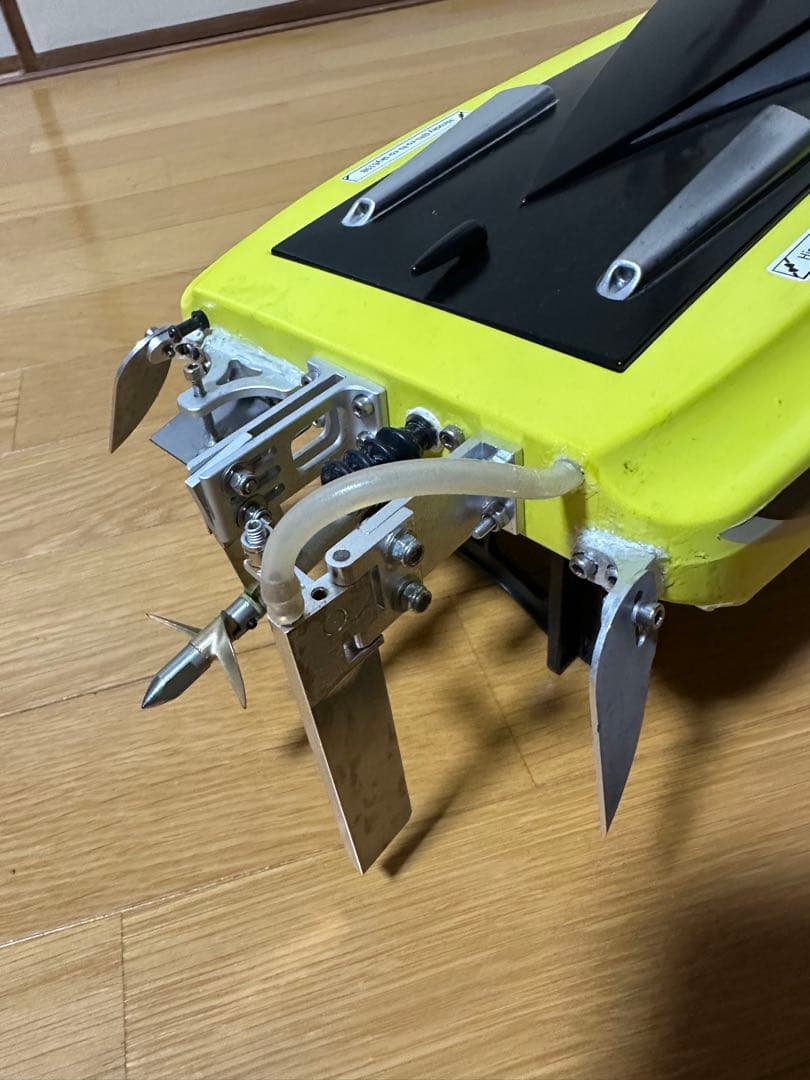 Atomic イエロー リモートコントロールボート大カスタム品