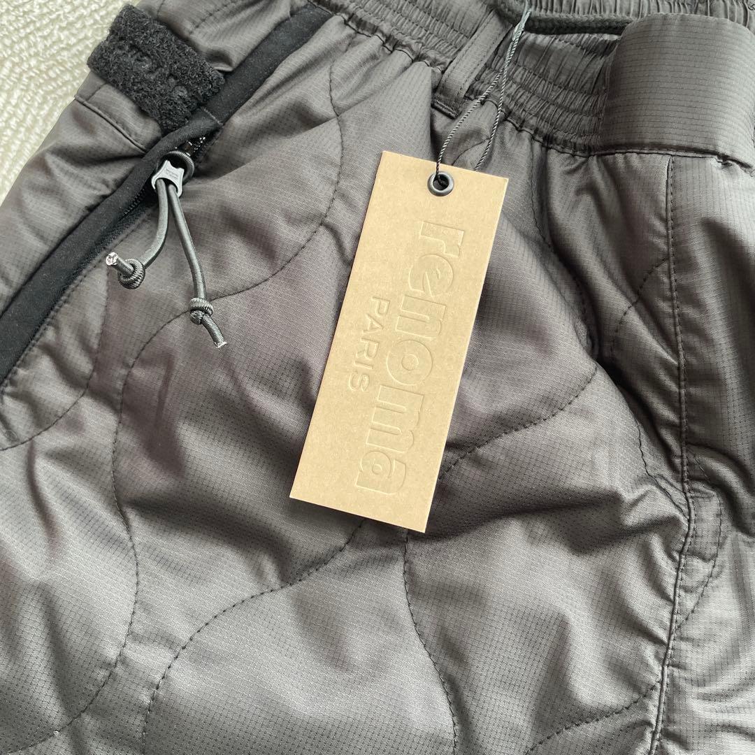 renoma キルティングパンツ 黒 新規タグ付き