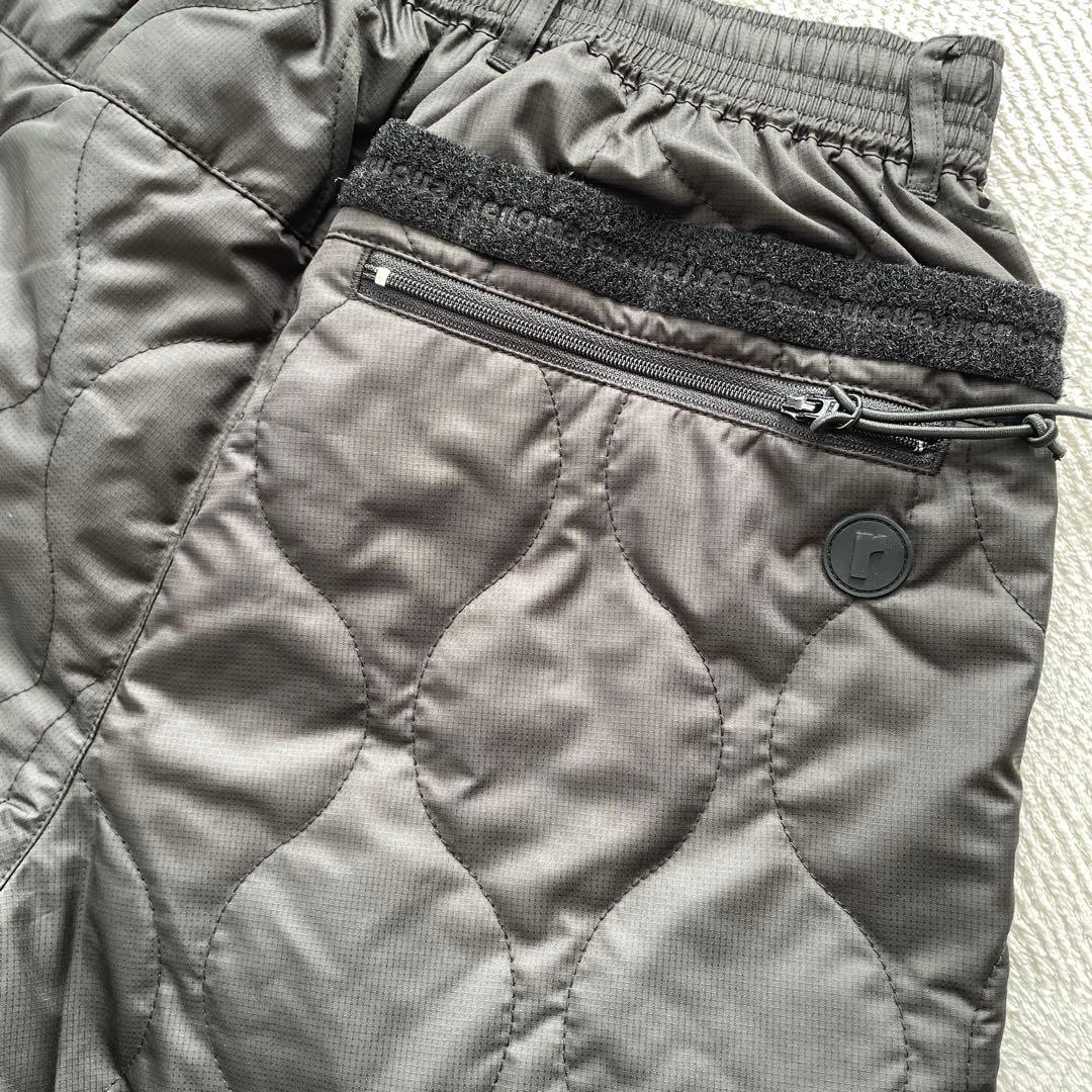 renoma キルティングパンツ 黒 新規タグ付き