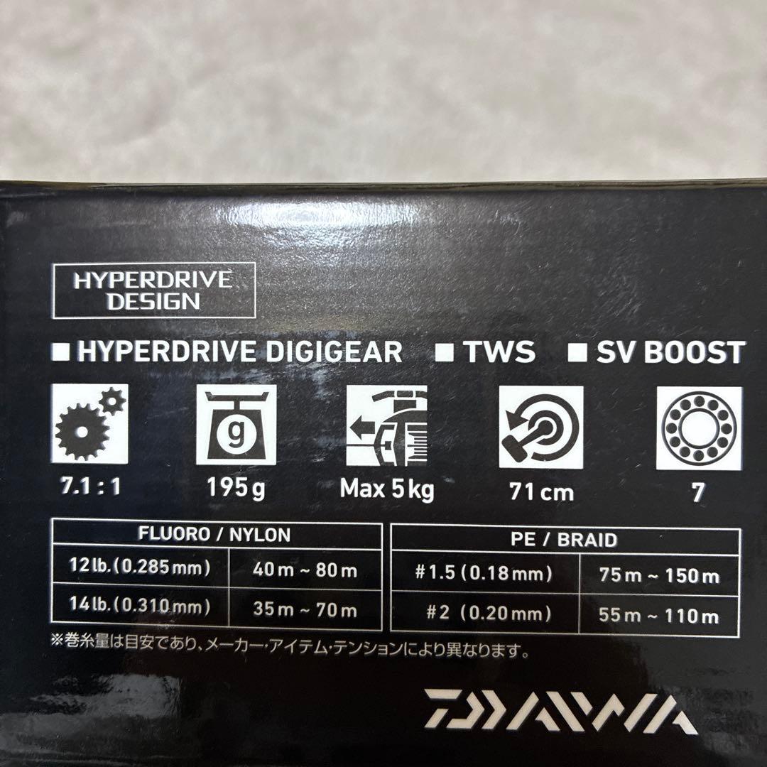 ダイワ 25 タトゥーラSV TW 100HL