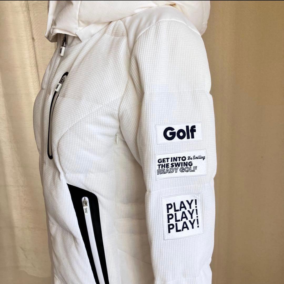 新品タグ付き　パーリーゲイツ　ダウンコート　　ホワイト　0サイズ