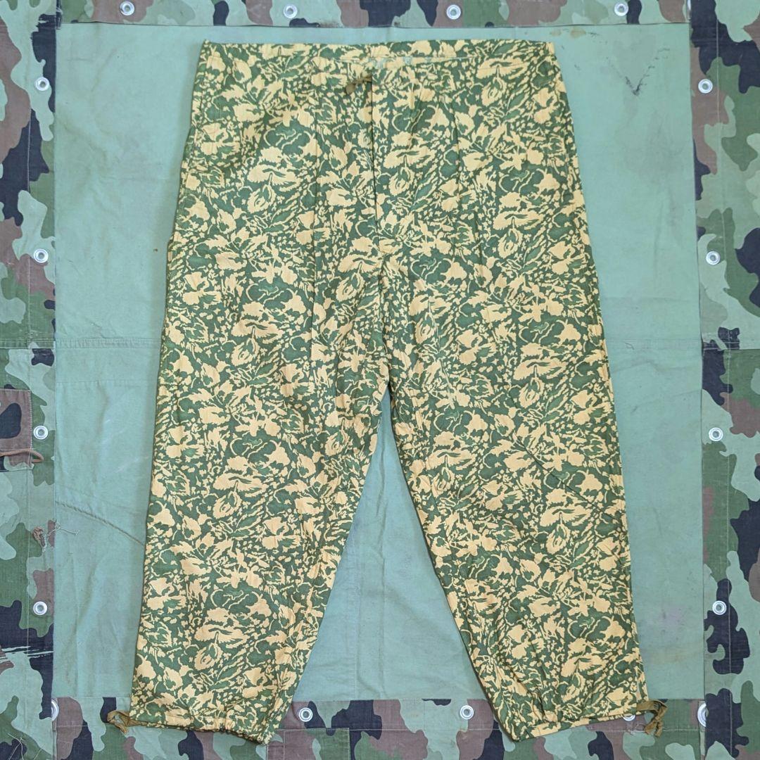 [ルーマニア軍] 50s デッド リーフカモ スナイパー スモック パンツ