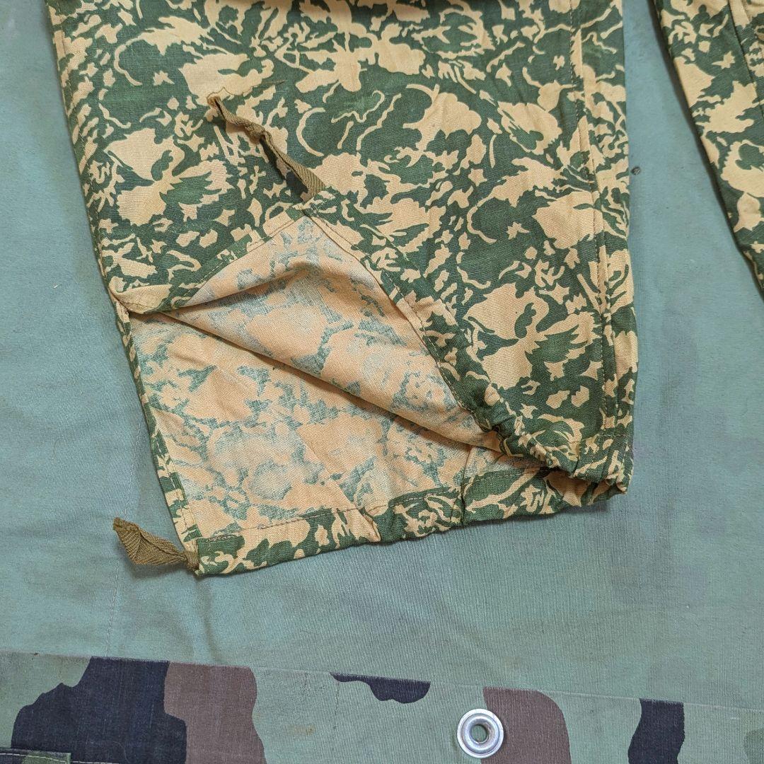 [ルーマニア軍] 50s デッド リーフカモ スナイパー スモック パンツ