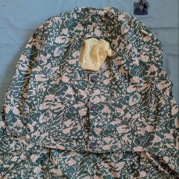 [ルーマニア軍] 50s デッド リーフカモ スナイパー スモック パンツ