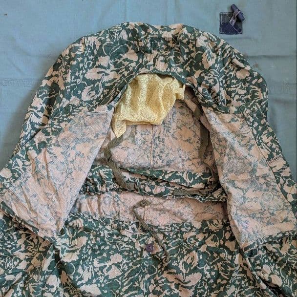 [ルーマニア軍] 50s デッド リーフカモ スナイパー スモック パンツ