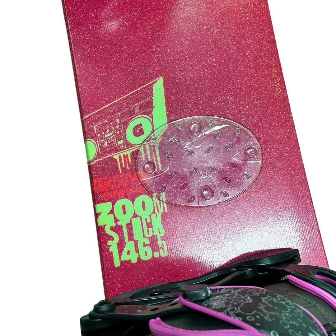 レディース3点セット♡GROOVE ZOOM STICK 146.5 スノボー