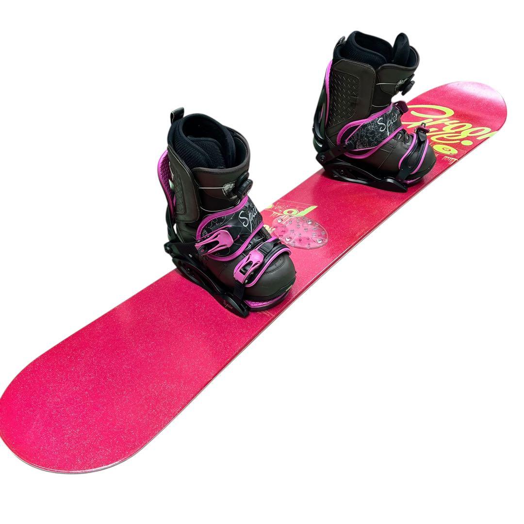 レディース3点セット♡GROOVE ZOOM STICK 146.5 スノボー