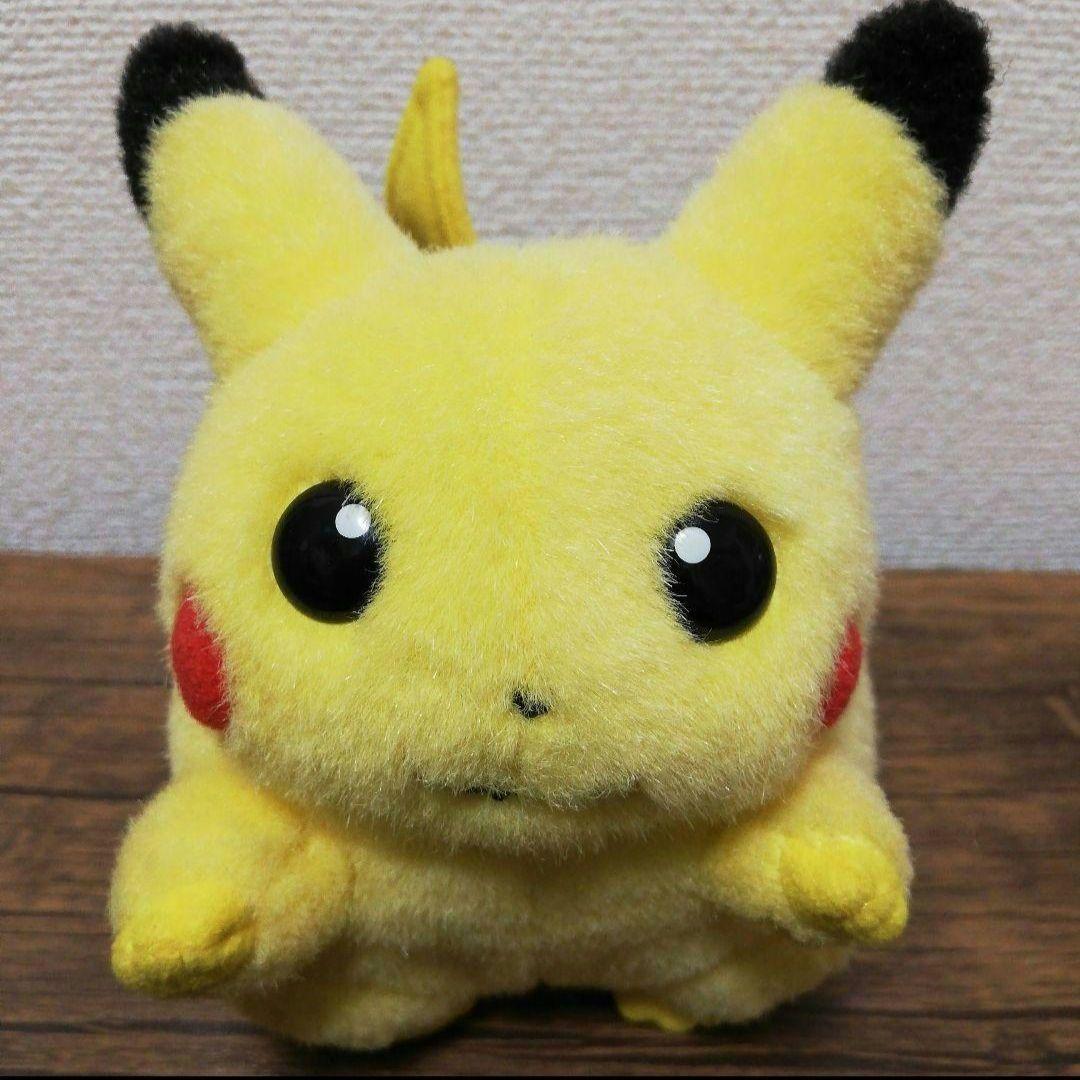 TOMY トミー 任天堂 初期 ピカチュウ ぬいぐるみ スクイーズ 顔バランス良