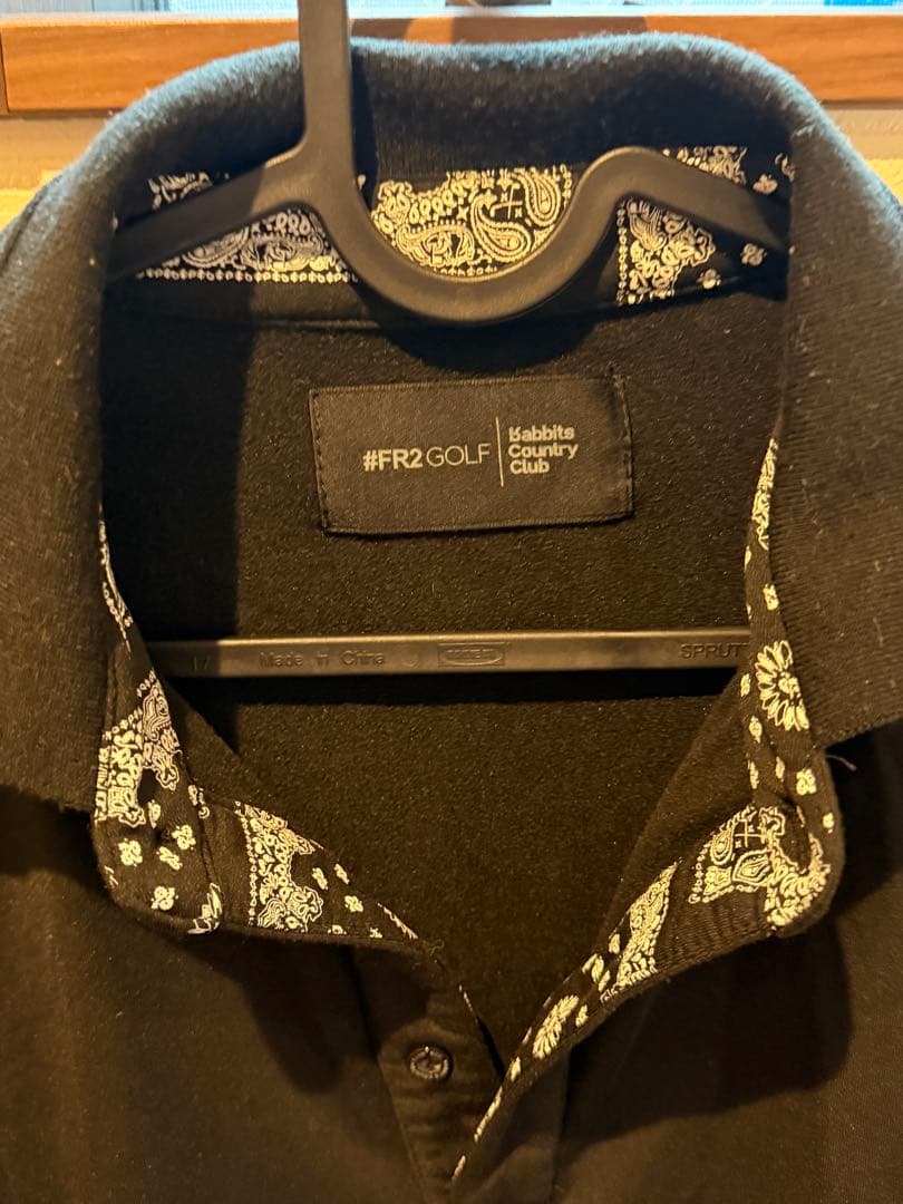 Babbits Country Club FR2GOLF ブラックポロシャツ