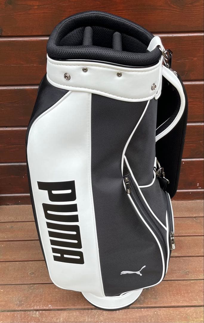PUMA キャディバッグ ブラック/ホワイト