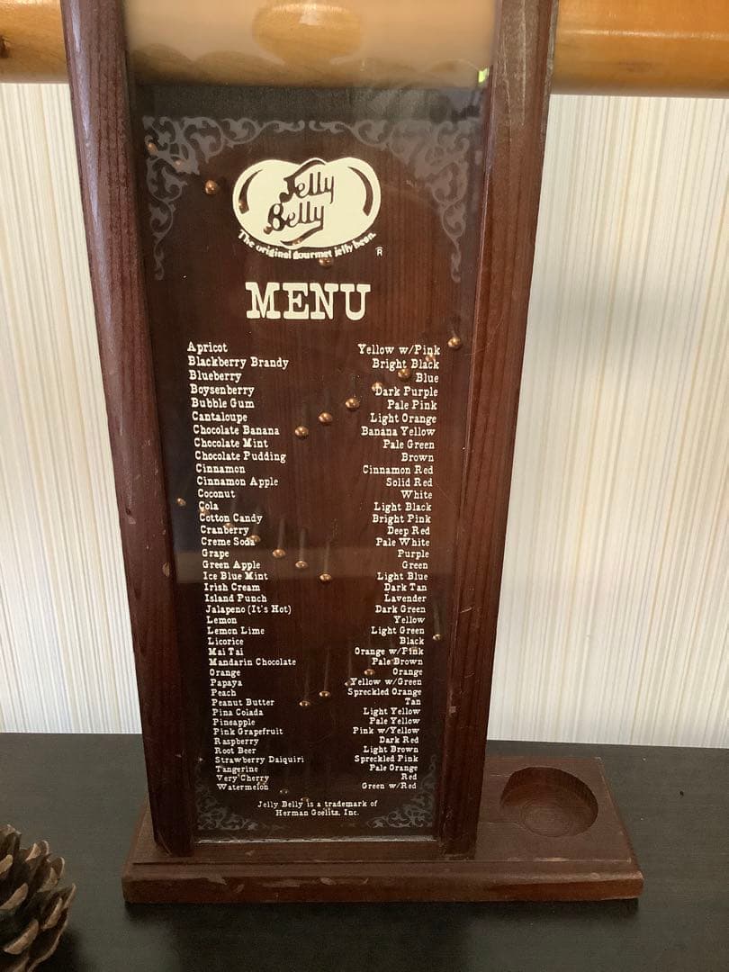 Jelly Belly 木製 ディスペンサー 【1980年代】【貴重品】