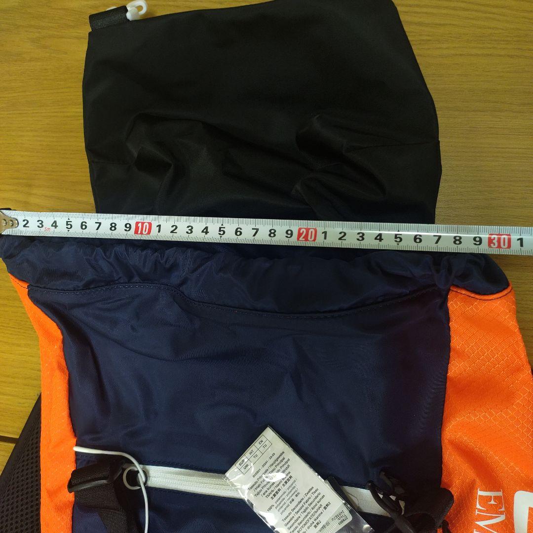 ヴィヴィ=ウエストエンド専用　EA7 バスケットボール用リュック オレンジ迷彩