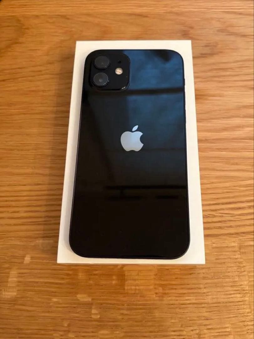 Apple iPhone 12 ブラック 本体　美品
