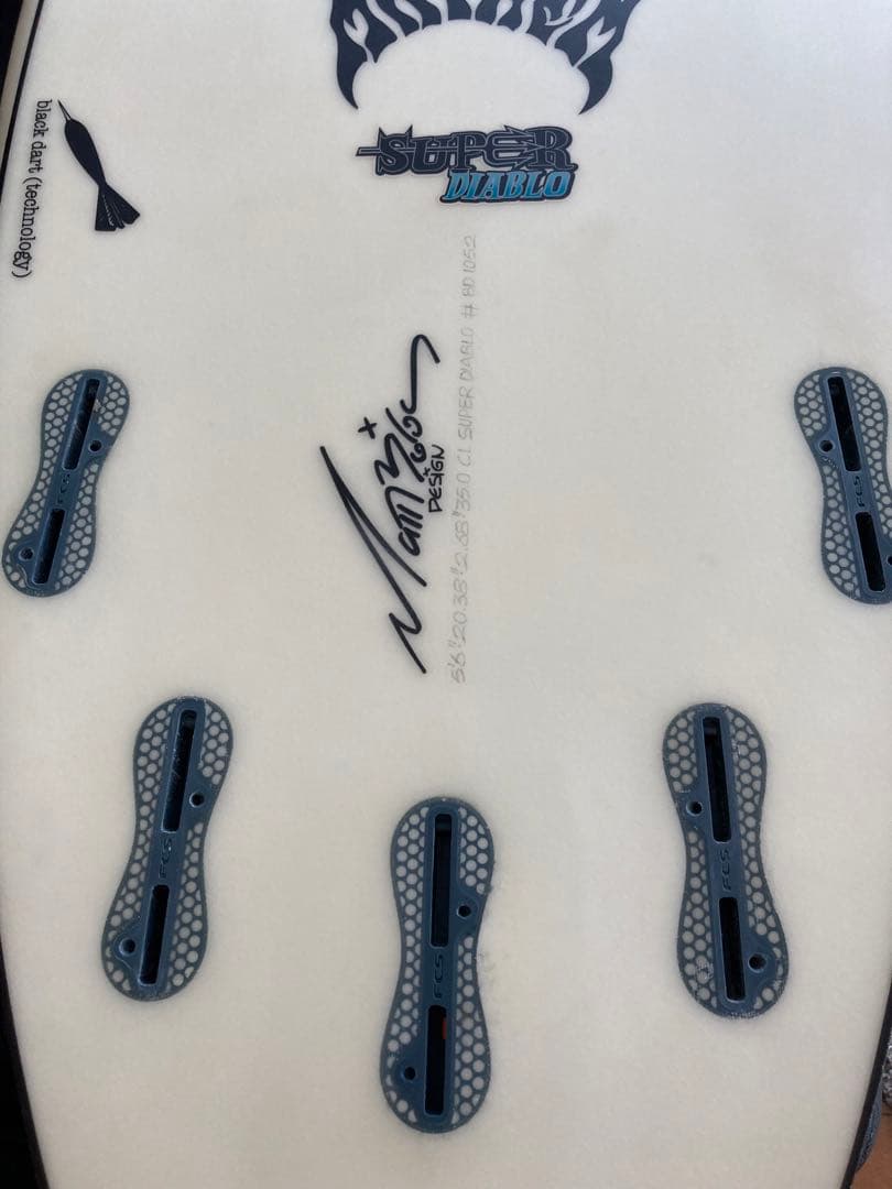 LOST「SUPER DIABLO BLACK DART」 5'6