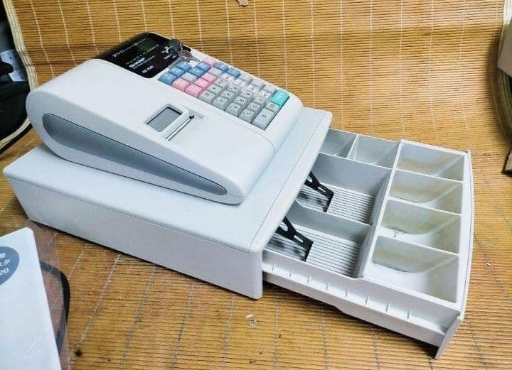 シャープレジスター　XE-A20　店名設定無料ロゴ可能機種　202555