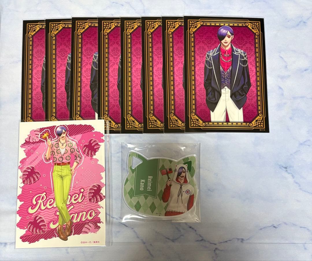 ジャンケットバンク 缶バッジ 特典 叶黎明 メディコス サマーパーティ 原画展