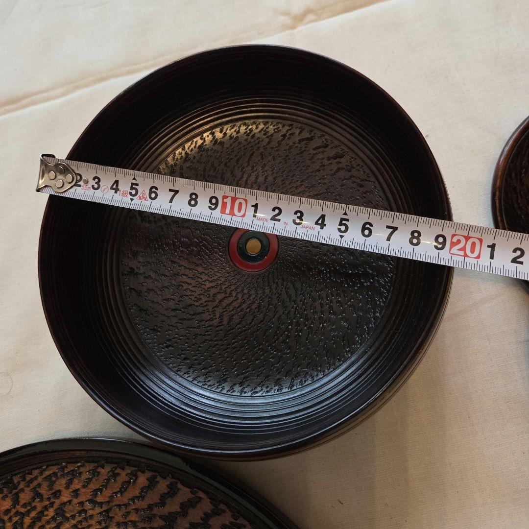 【新品】 山中漆器 盆、菓子鉢、菓子受け、茶托、セット 木箱入り