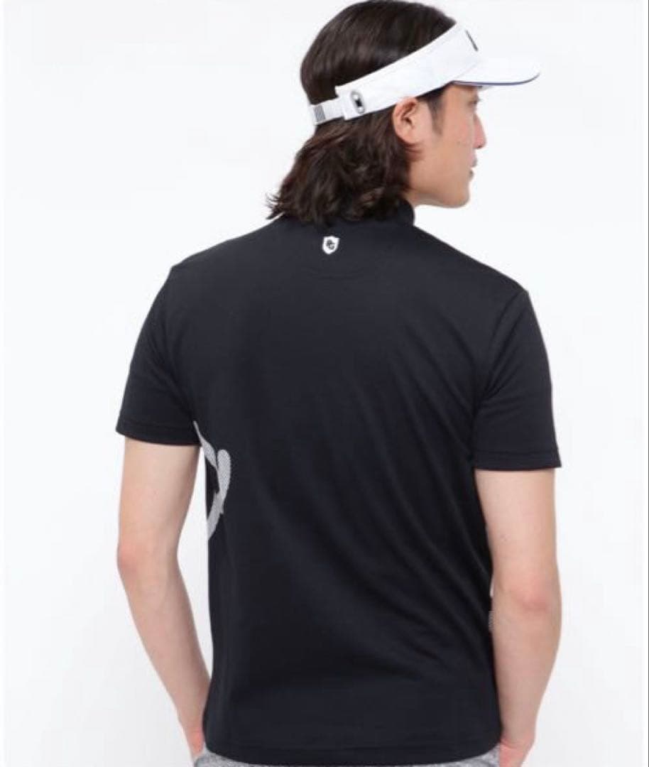 エイトロックベアカノコ 半袖ハイネックカットソー ＜筆記体ロゴ＞